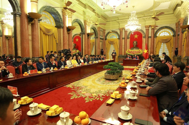 Toàn cảnh buổi gặp mặt.